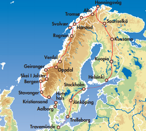 Pkw- Rundreise Skandinavien Skandinavienreisen